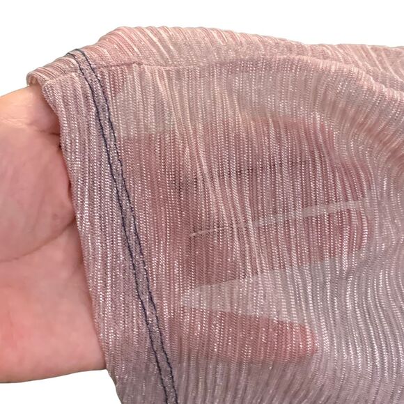 Anthropologie Serena Shimmer Purple Ombre Metallic Blouse Top Size Small - Picture 5 of 11